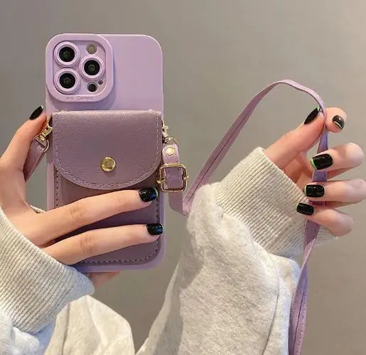 Cross-body Lanyard Phone Case for Iphone