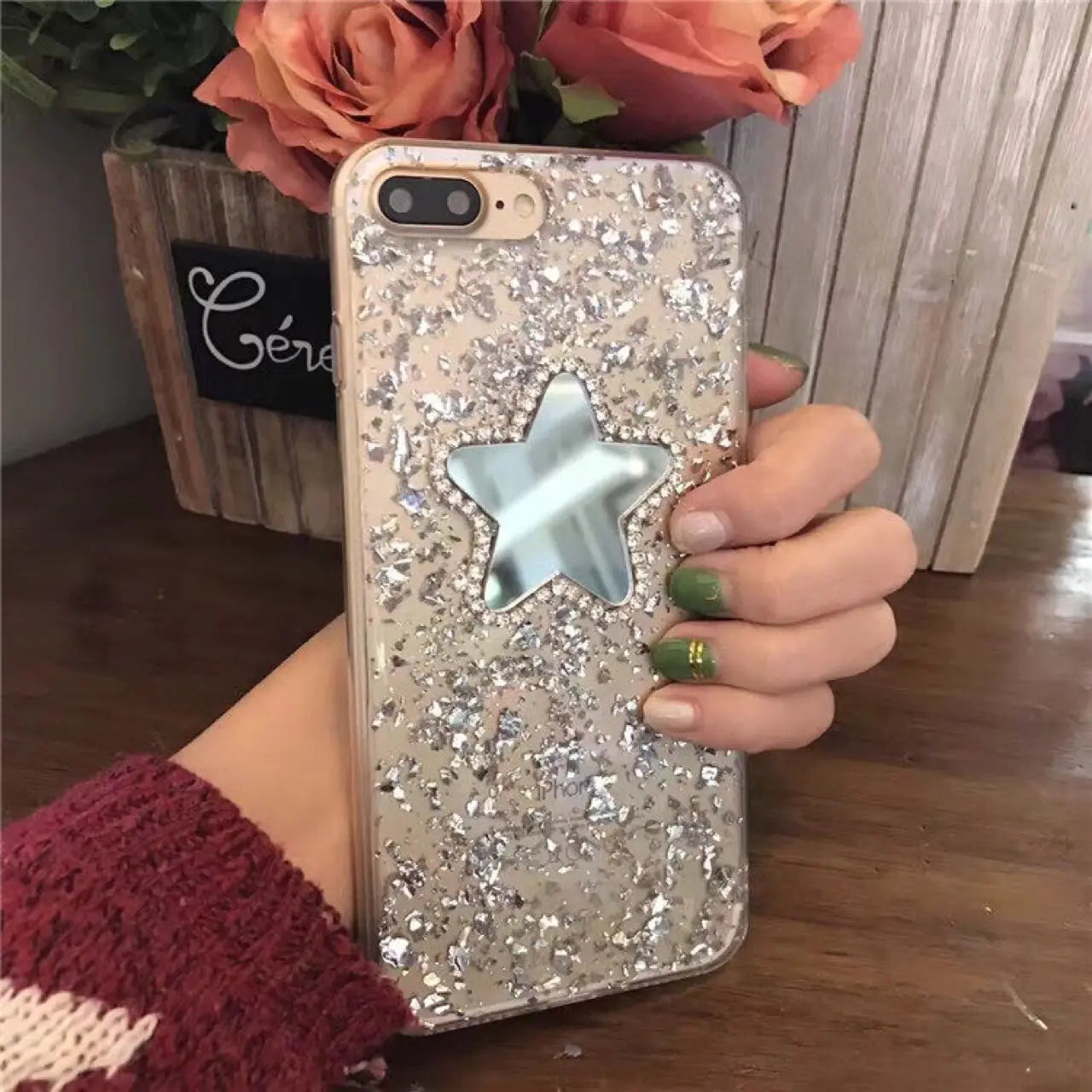 Transparent Starry iPhone Case