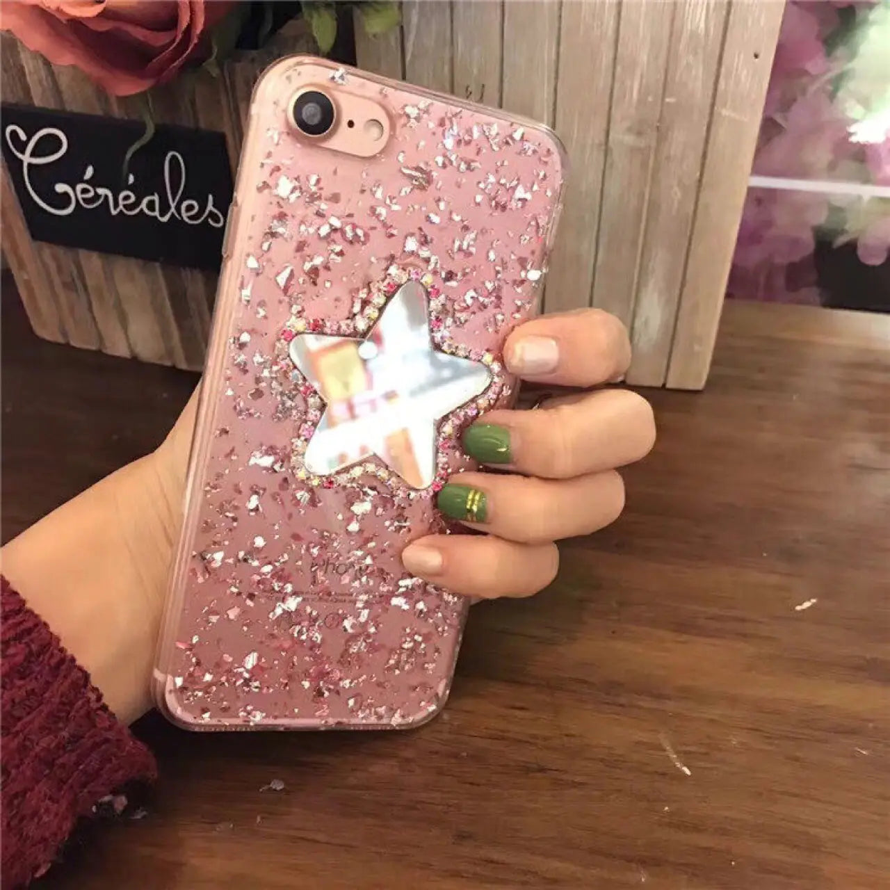Transparent Starry iPhone Case
