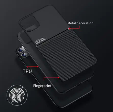 Textured Magnetic Phone Case for iPhone