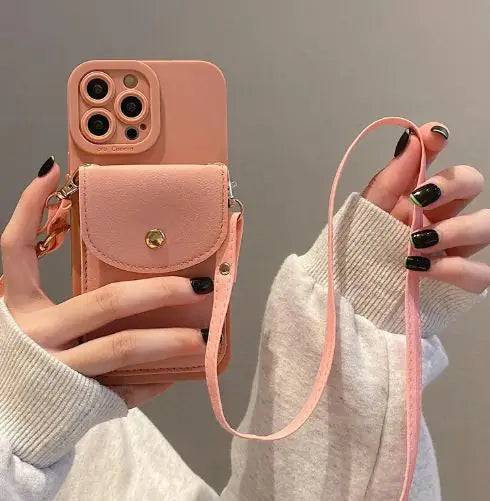 Cross-body Lanyard Phone Case for Iphone