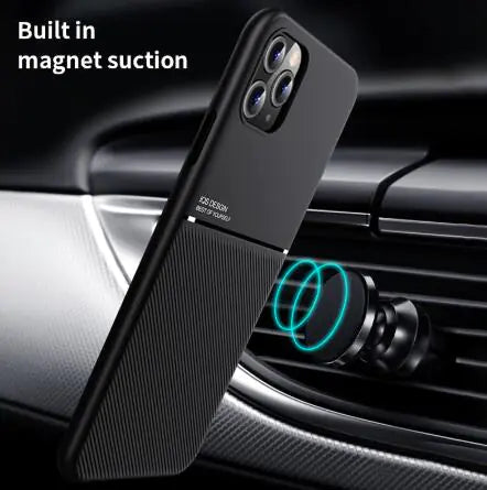 Textured Magnetic Phone Case for iPhone